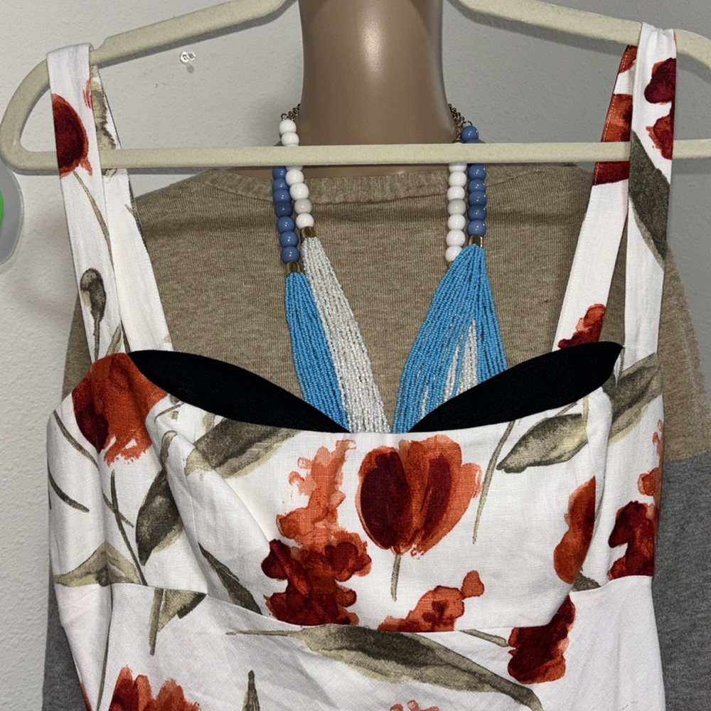 REFORMATION BEKKI LINEN DRESS - Picture 14 of 16